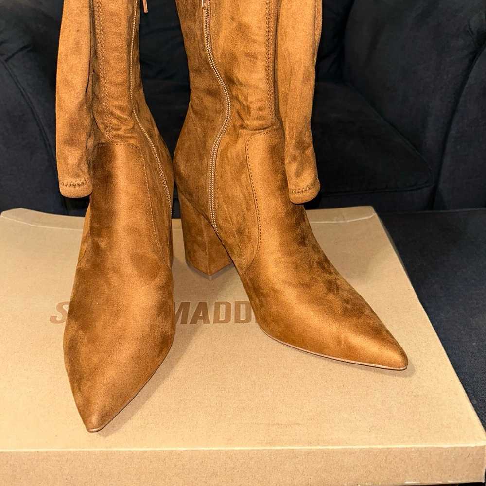 Steve Madden Huntley Knee High 26” Boots W/3.75” … - image 3