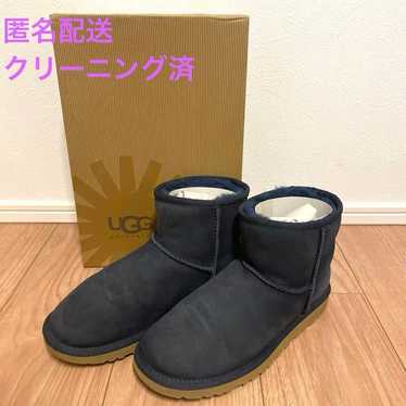 UGG Sheepskin Boots Classic Mini Navy, Cleaned - image 1