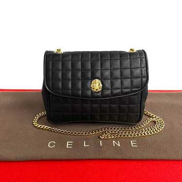 Celine Vintage Triomphe Mini Chain Shoulder Bag i… - image 1