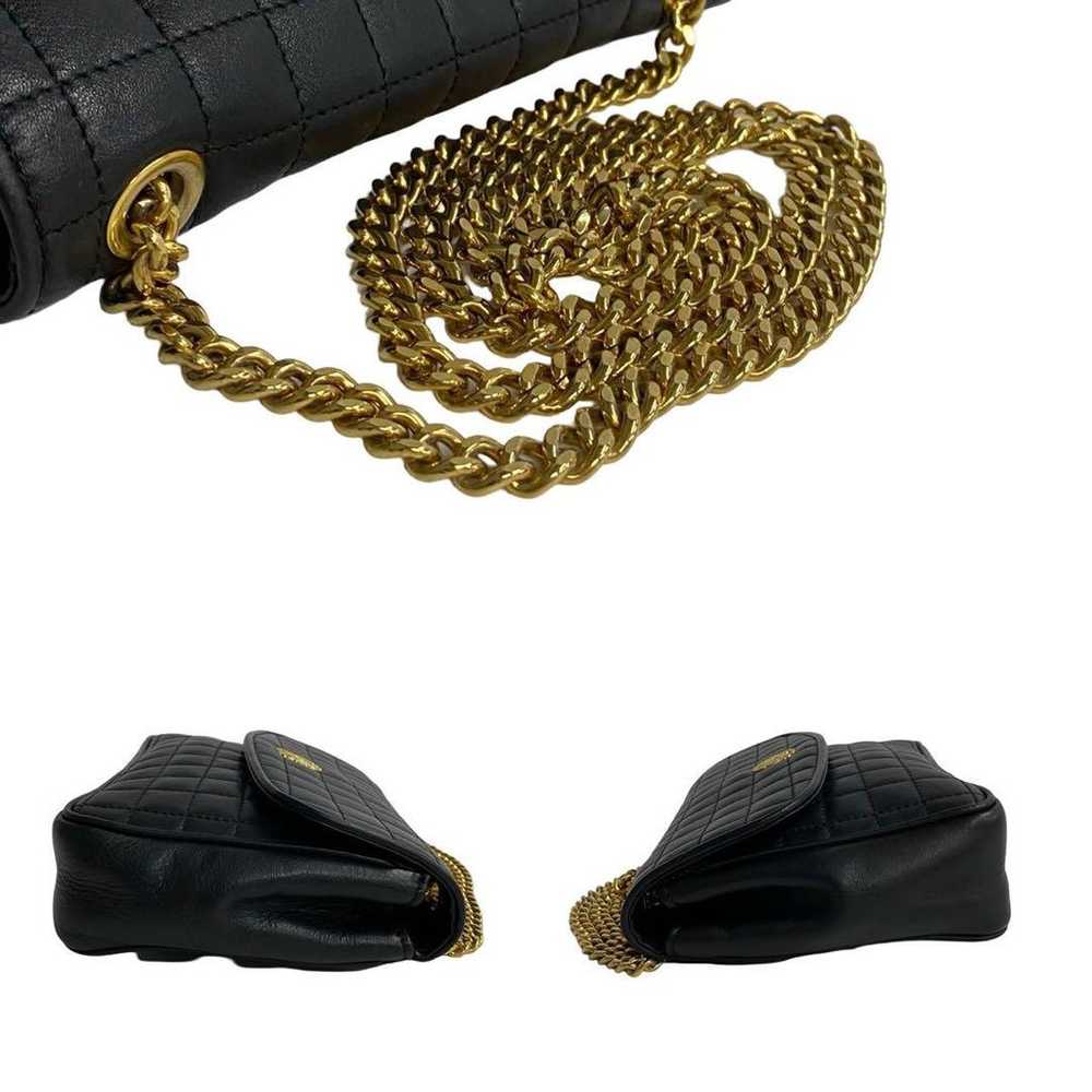 Celine Vintage Triomphe Mini Chain Shoulder Bag i… - image 4