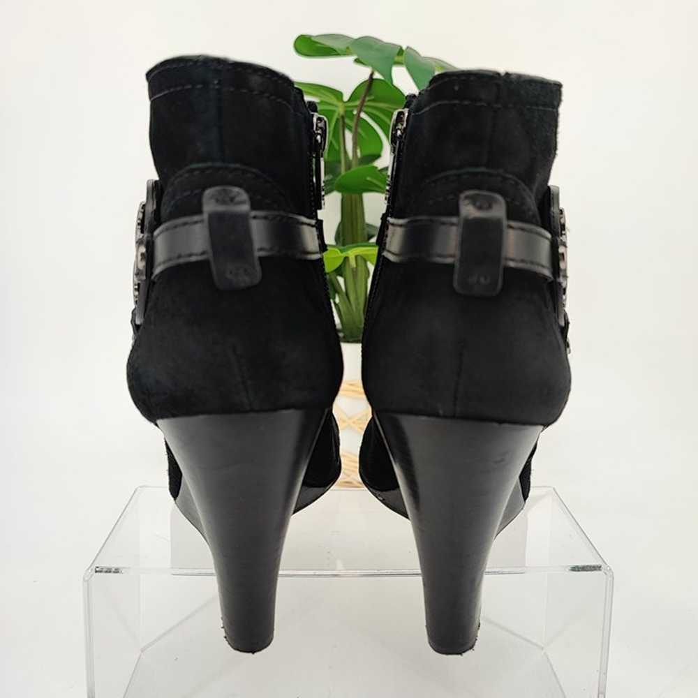 Tory Burch Woman’s Aaden Black Suede Wedge Angel … - image 3