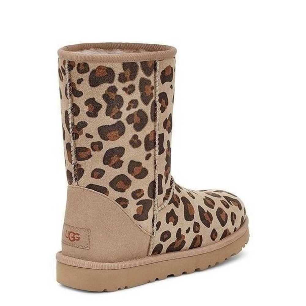 UGG NWOB Classic Short II Leopard Print Boots - image 2