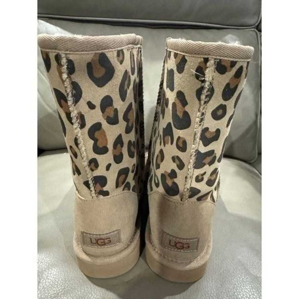 UGG NWOB Classic Short II Leopard Print Boots - image 7