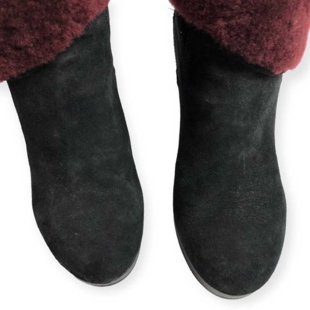 UGG Pure Scarlet Suede Leather Shearling Cuffs Fo… - image 9