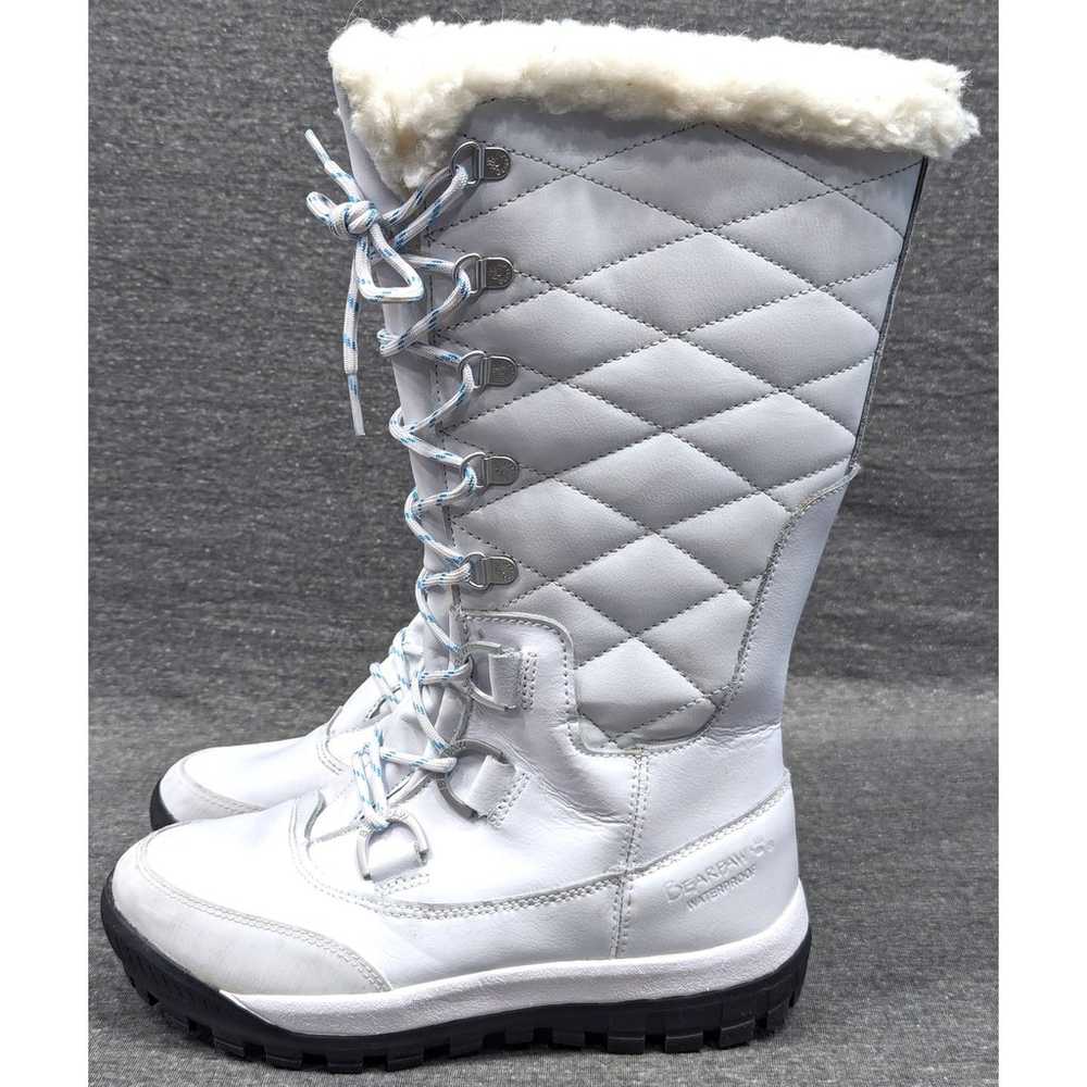 BEARPAW Womens Boots - White, Isabella, Knee, Lac… - image 1