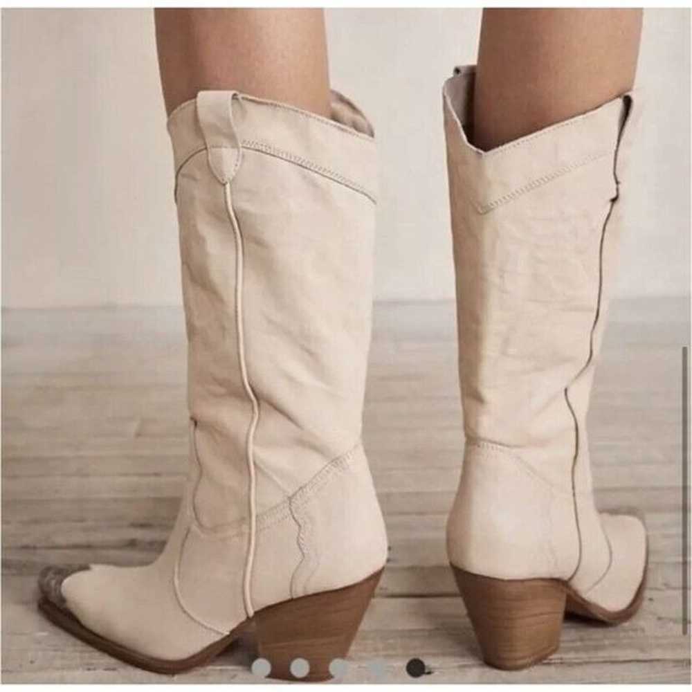 New Free People Vero Cuoio Brayden Western Bootie… - image 2