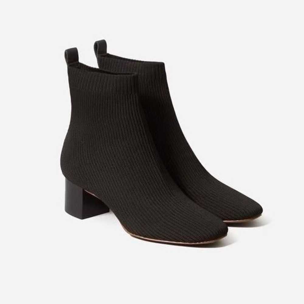 Everlane The Glove Boot Black Knit Sock Boots Wom… - image 1