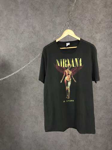 Band Tees × Nirvana × Rock Band Nirvana In Utero … - image 1