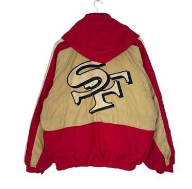 Reebok San Francisco 49ers ジャケット 90's Reebok Embroidered Logo San Francisco 49ers Zip Up