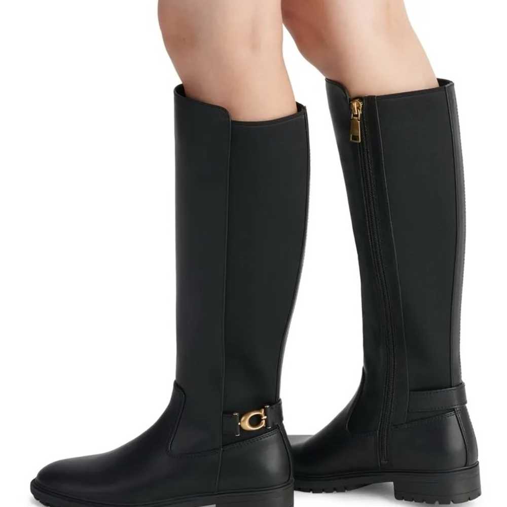 Coach Women’s Faith Knee High Lug Sole Riding Boo… - image 2