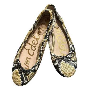 Sam Edelman Felicia Snake Print Design Leather Ba… - image 1