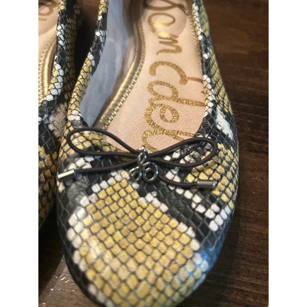 Sam Edelman Felicia Snake Print Design Leather Ba… - image 3