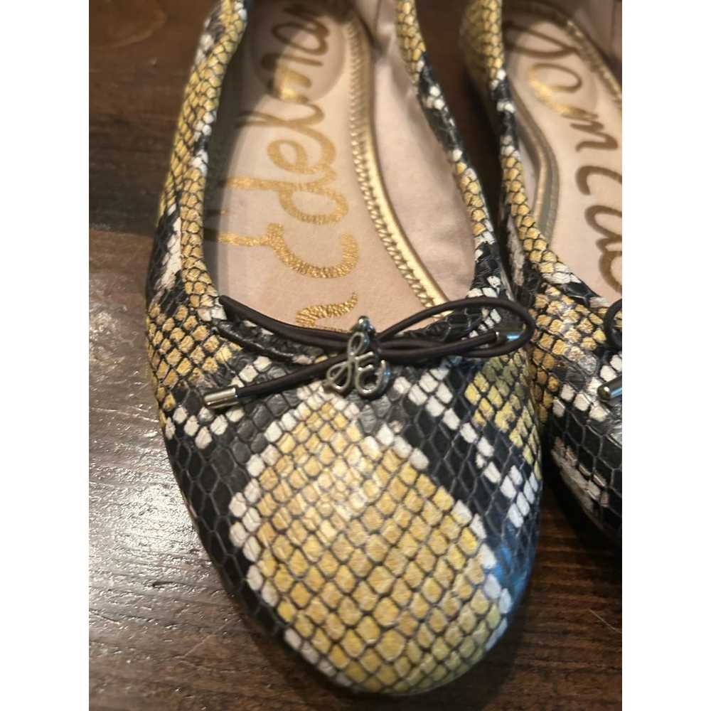 Sam Edelman Felicia Snake Print Design Leather Ba… - image 4