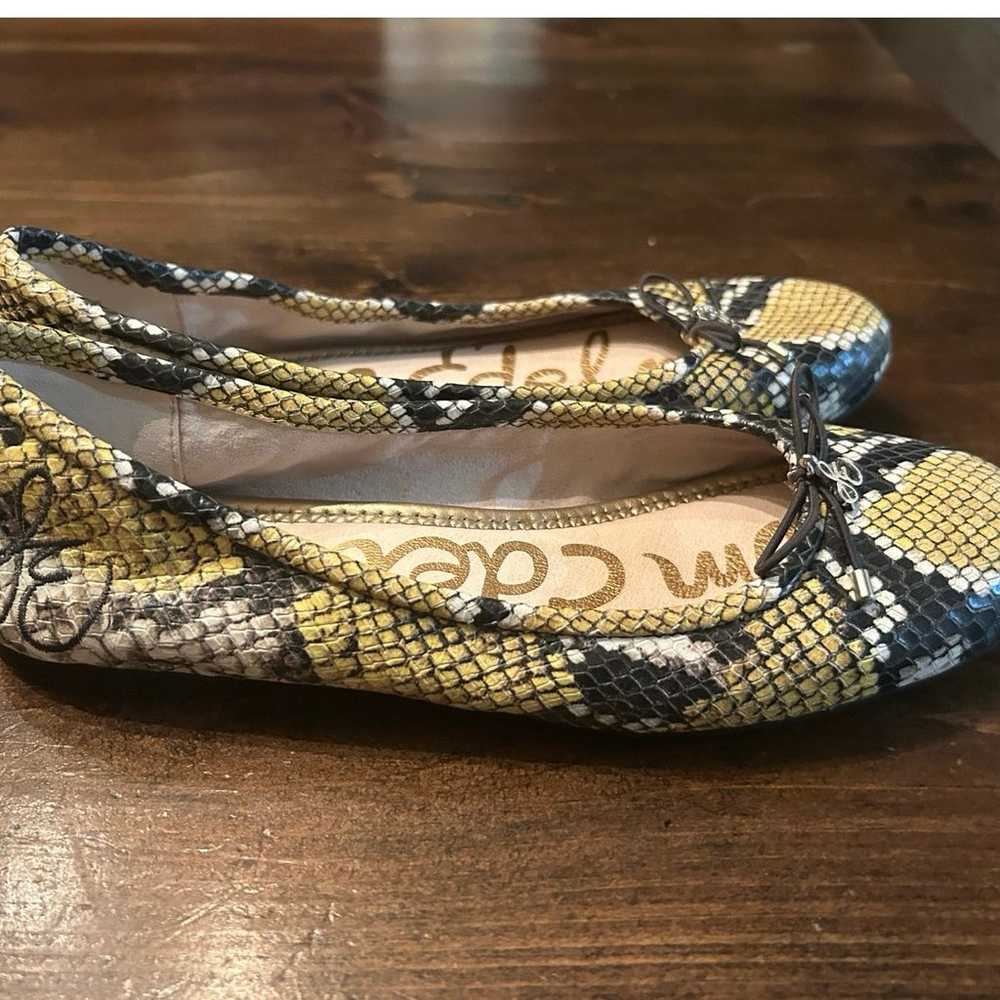 Sam Edelman Felicia Snake Print Design Leather Ba… - image 5