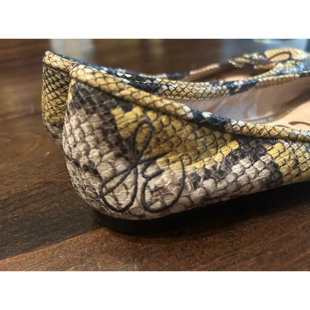 Sam Edelman Felicia Snake Print Design Leather Ba… - image 6