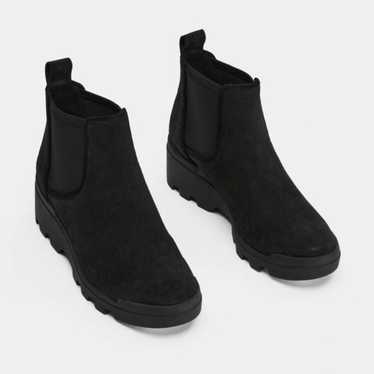 NEW Eileen Fisher Splash Waterproof Suede Bootie s