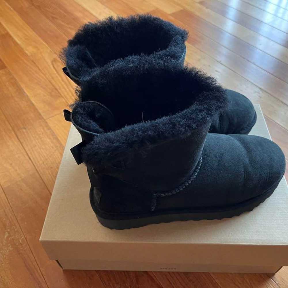 UGG Sheepskin Boots 1016501 Mini Bailey Bow II - image 2