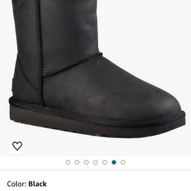 UGG Australia Black Leather Boots