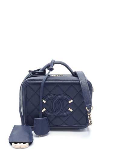 CHANEL Pre-Owned 2019 mini Filigree vanity handbag