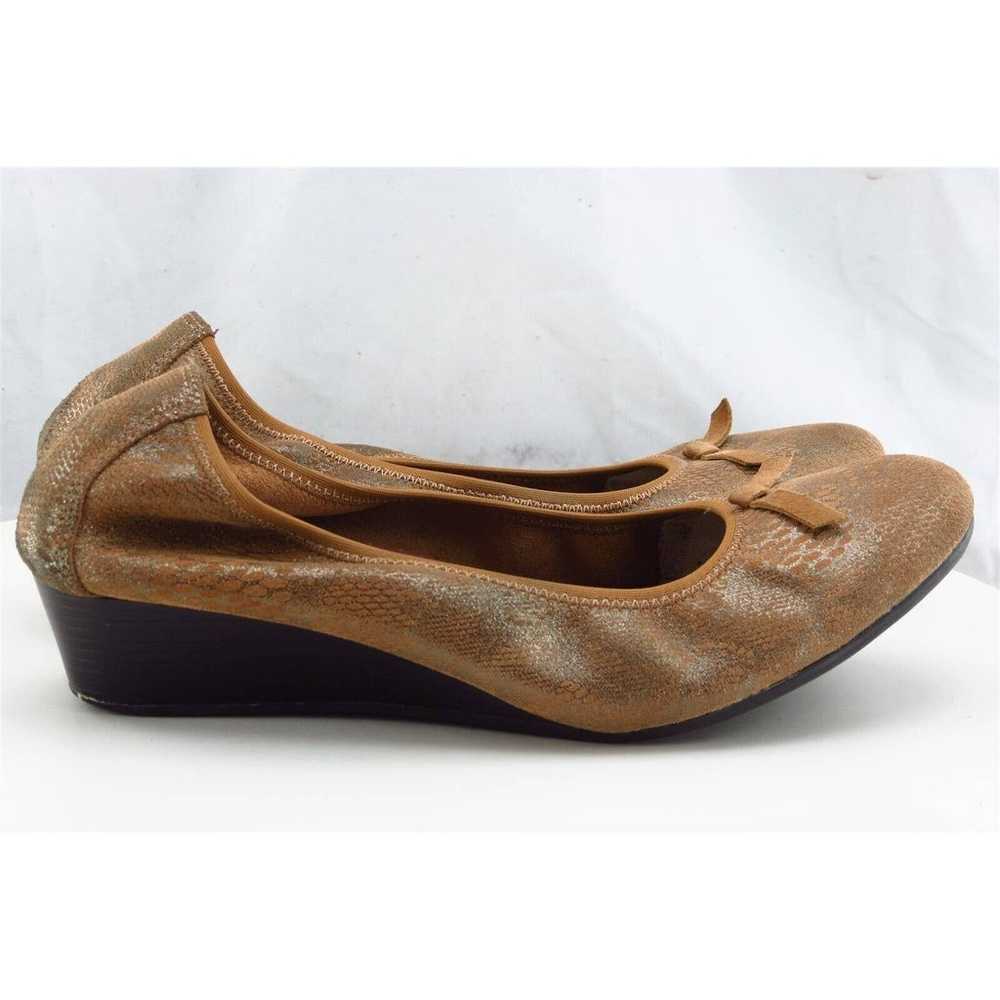 Hush Puppies Women Sz 7.5 M Brown Pump Leather Sh… - image 3