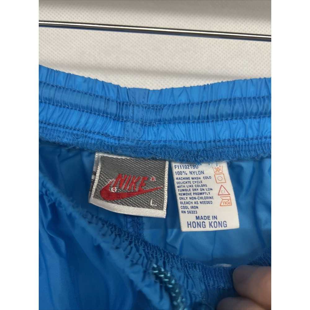 Nike VINTAGE Nike Pants Medium Blue Windbreaker A… - image 5