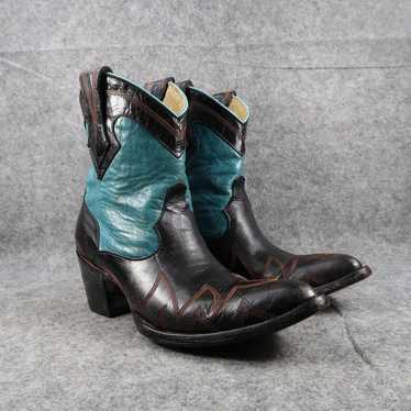 Old Gringo Boots Womens 7.5 Western Leather Embro… - image 1