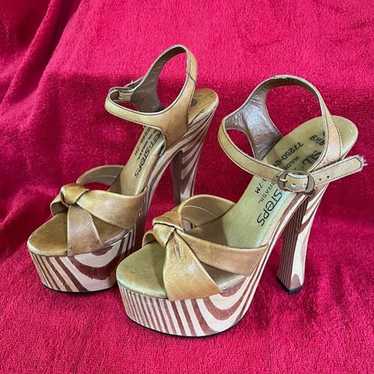 Vintage Disco Platform Heels - image 1