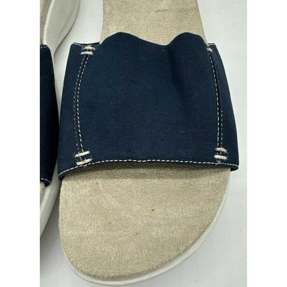 Keds Women's Sandal Blue Canvas Slide Open Toe Ca… - image 2