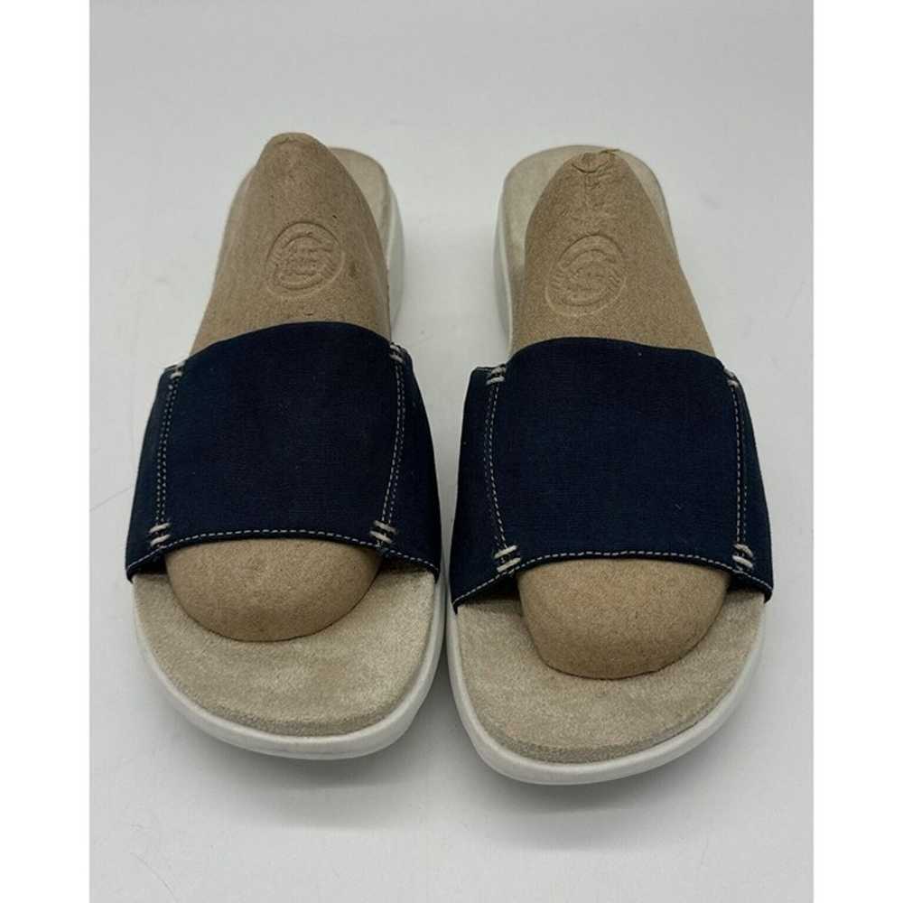 Keds Women's Sandal Blue Canvas Slide Open Toe Ca… - image 6