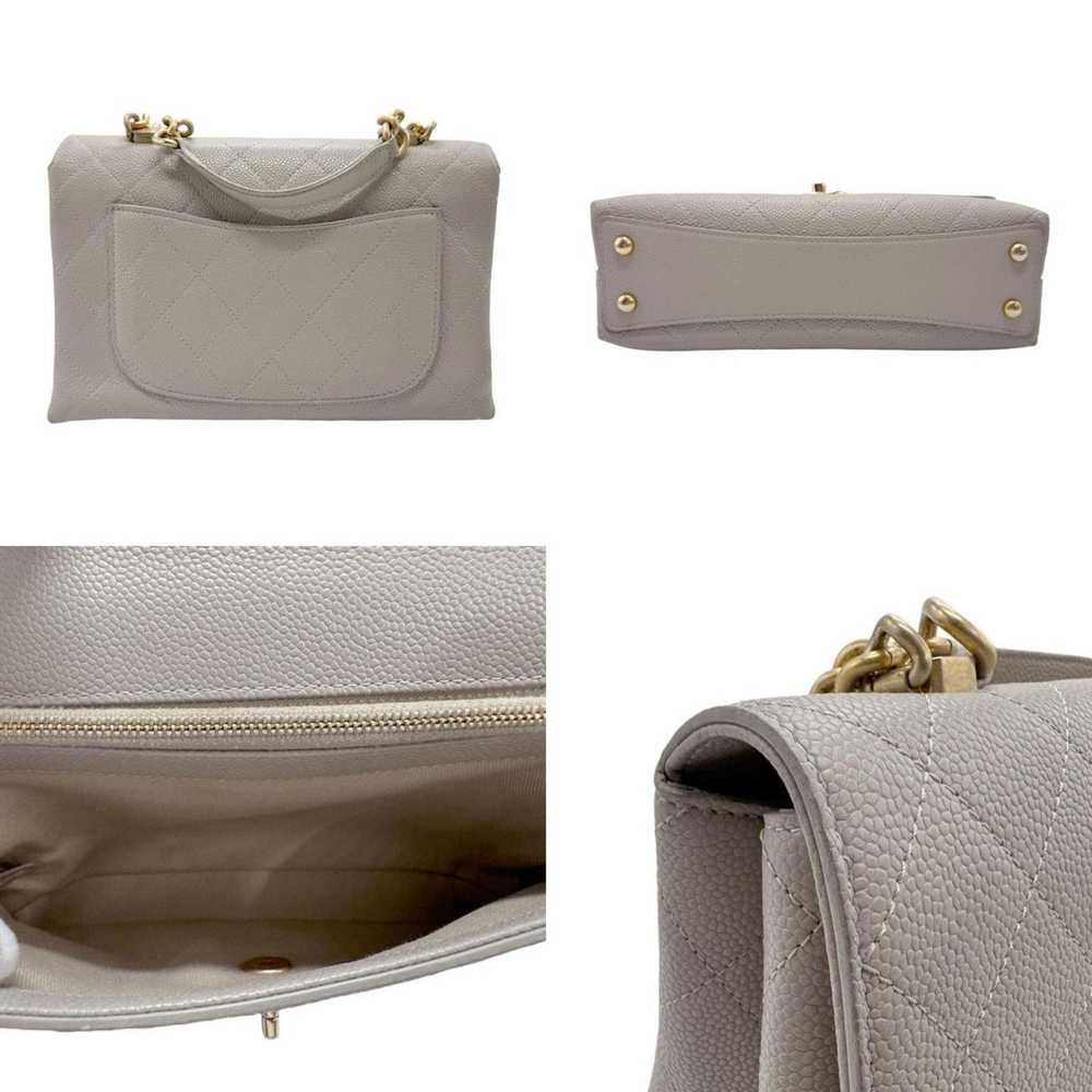 Chanel Matelassé Grey Leather Shoulder Bag (Pre-O… - image 3