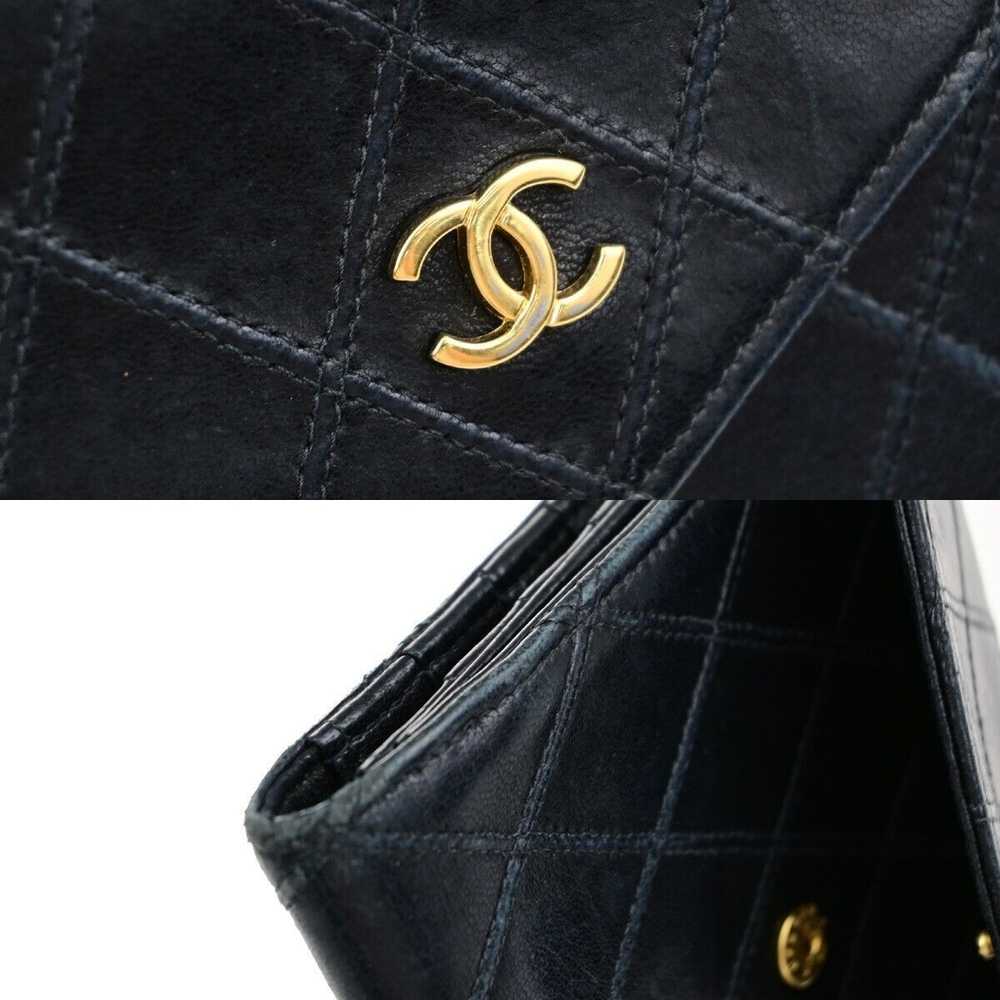 Chanel Vintage Black Leather Wallet (Pre-Owned) - image 12