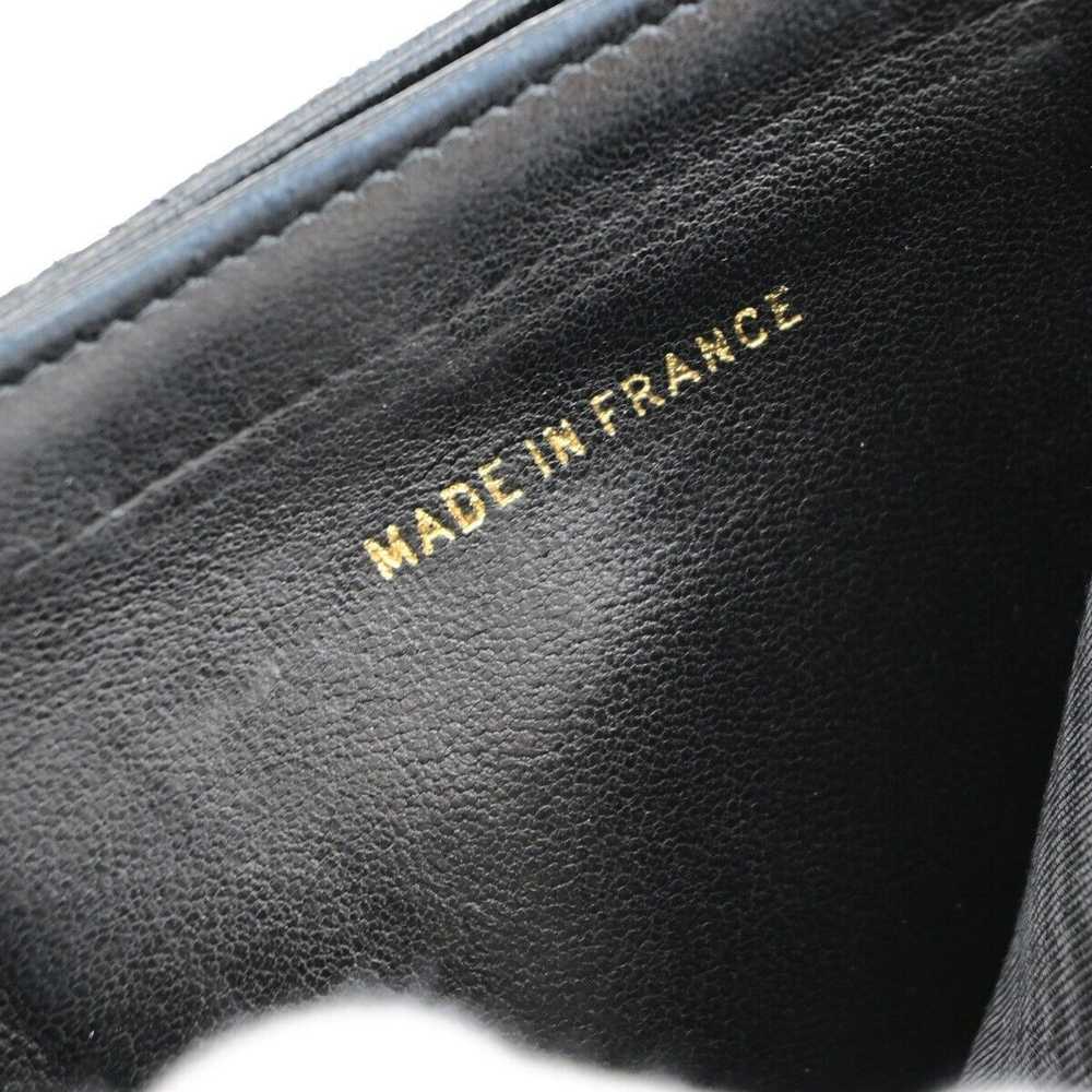 Chanel Vintage Black Leather Wallet (Pre-Owned) - image 7