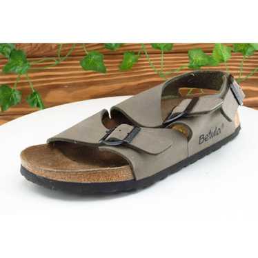 Betula Sz 6 M Brown Ankle Strap Birko-Flor Women S