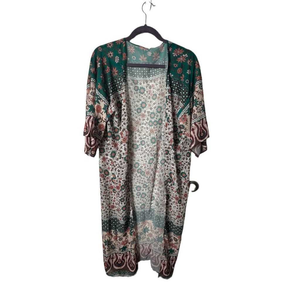 Other Cupshe SZ OS open front kimono coverup - image 2