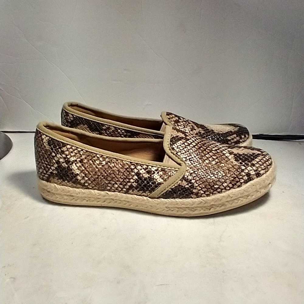 Clarks Azella Theoni Snakeskin Espadrille Slip on… - image 2