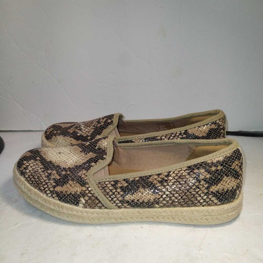 Clarks Azella Theoni Snakeskin Espadrille Slip on… - image 4