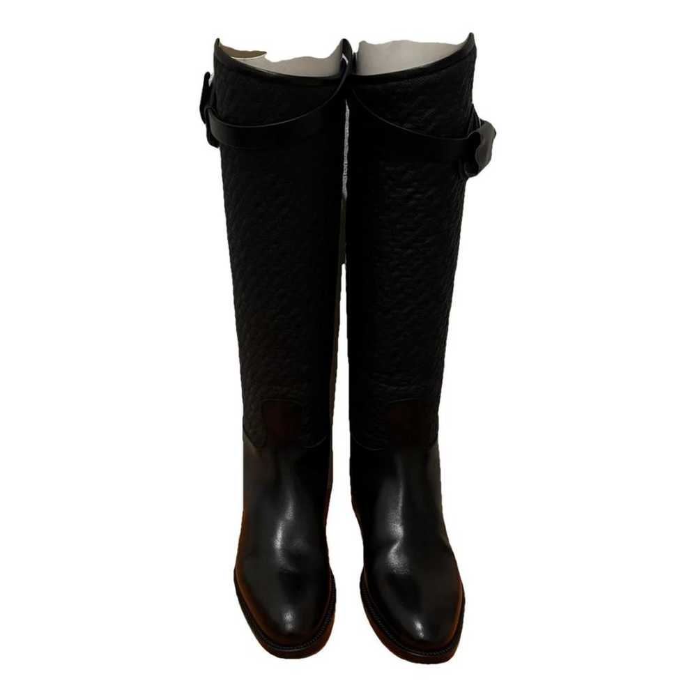 Hermès Jumping leather riding boots - image 1