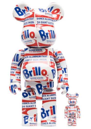 Medicom Bearbrick x ANDY WARHOL "Brillo" 100% & 40