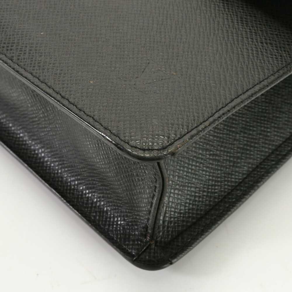 Louis Vuitton Selenga Black Leather Clutch Bag (P… - image 11