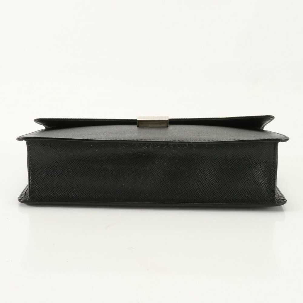 Louis Vuitton Selenga Black Leather Clutch Bag (P… - image 3