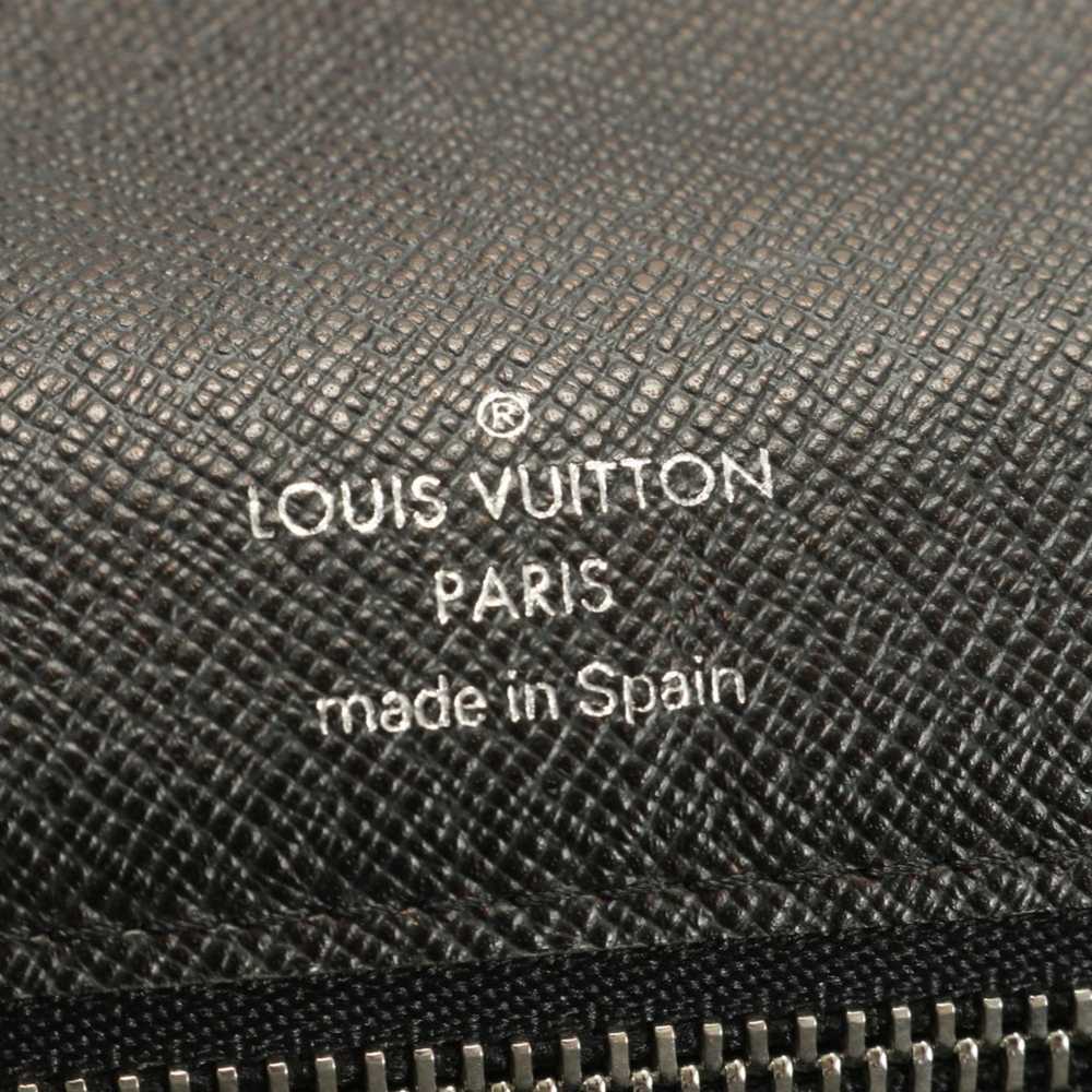 Louis Vuitton Selenga Black Leather Clutch Bag (P… - image 7