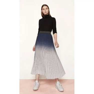 Maje Maje Jonael Tie Dye Pleated Midi Skirt Multic