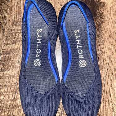 Rothy's size 7 navy blue round