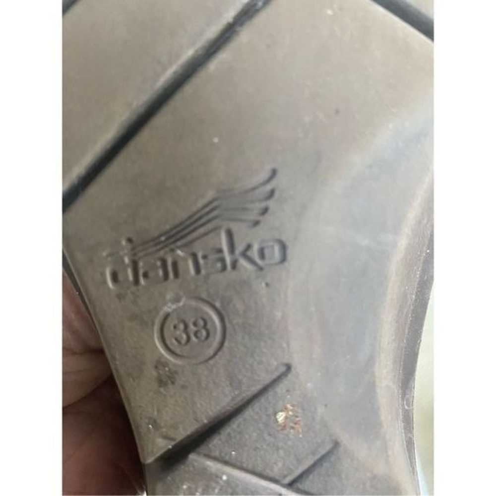 Dansko Nubuck Wedged Shoes Sz 38 - image 3