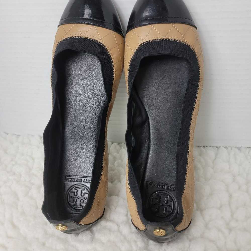 Tory Burch Bridget  Women's Size 10.5 Beige Leath… - image 9