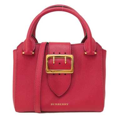 Burberry Buckle Pink Leather Tote Bag (Pre-Owned) - image 1