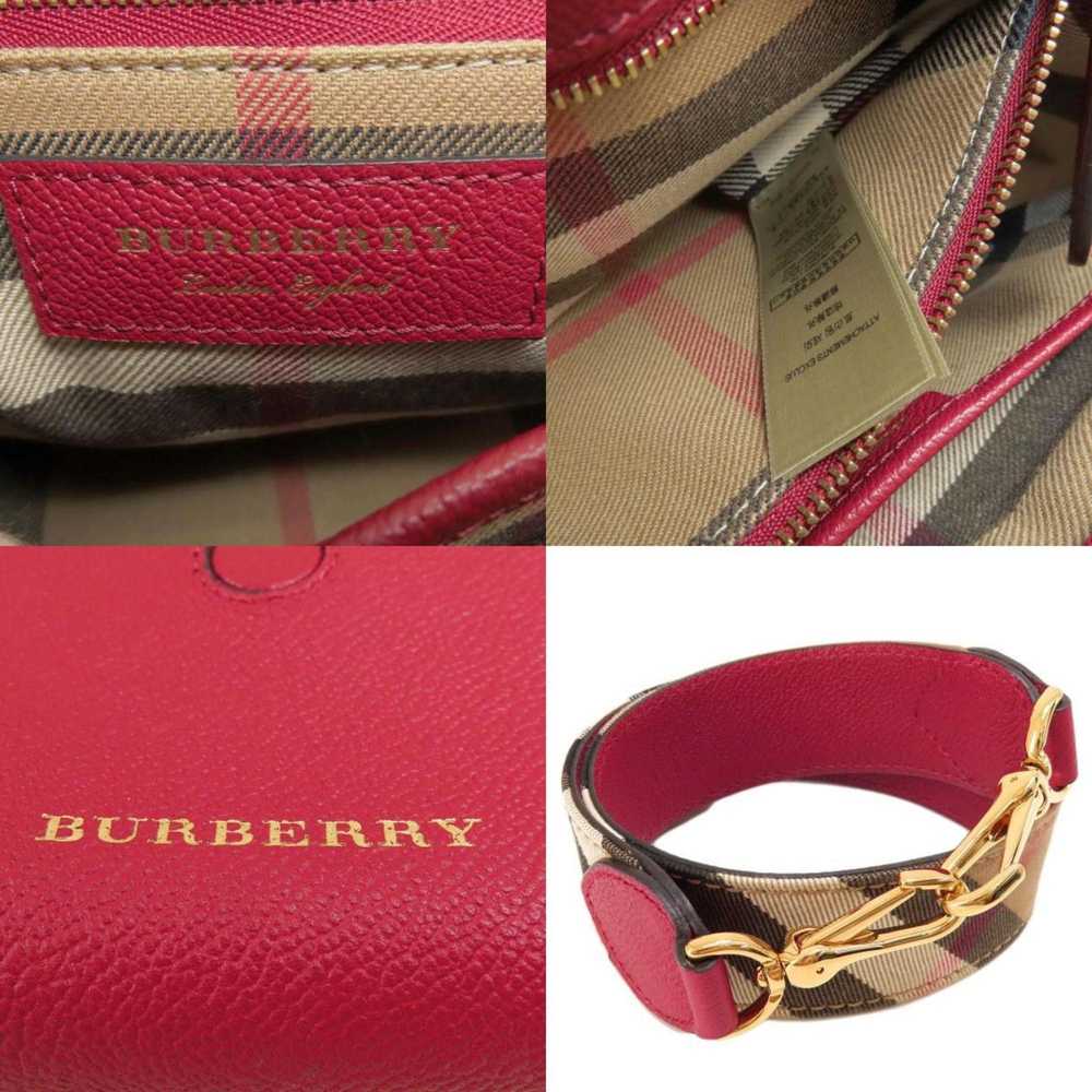 Burberry Buckle Pink Leather Tote Bag (Pre-Owned) - image 6