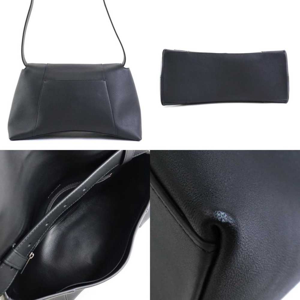 Balenciaga Hourglass Black Leather Shoulder Bag (… - image 3