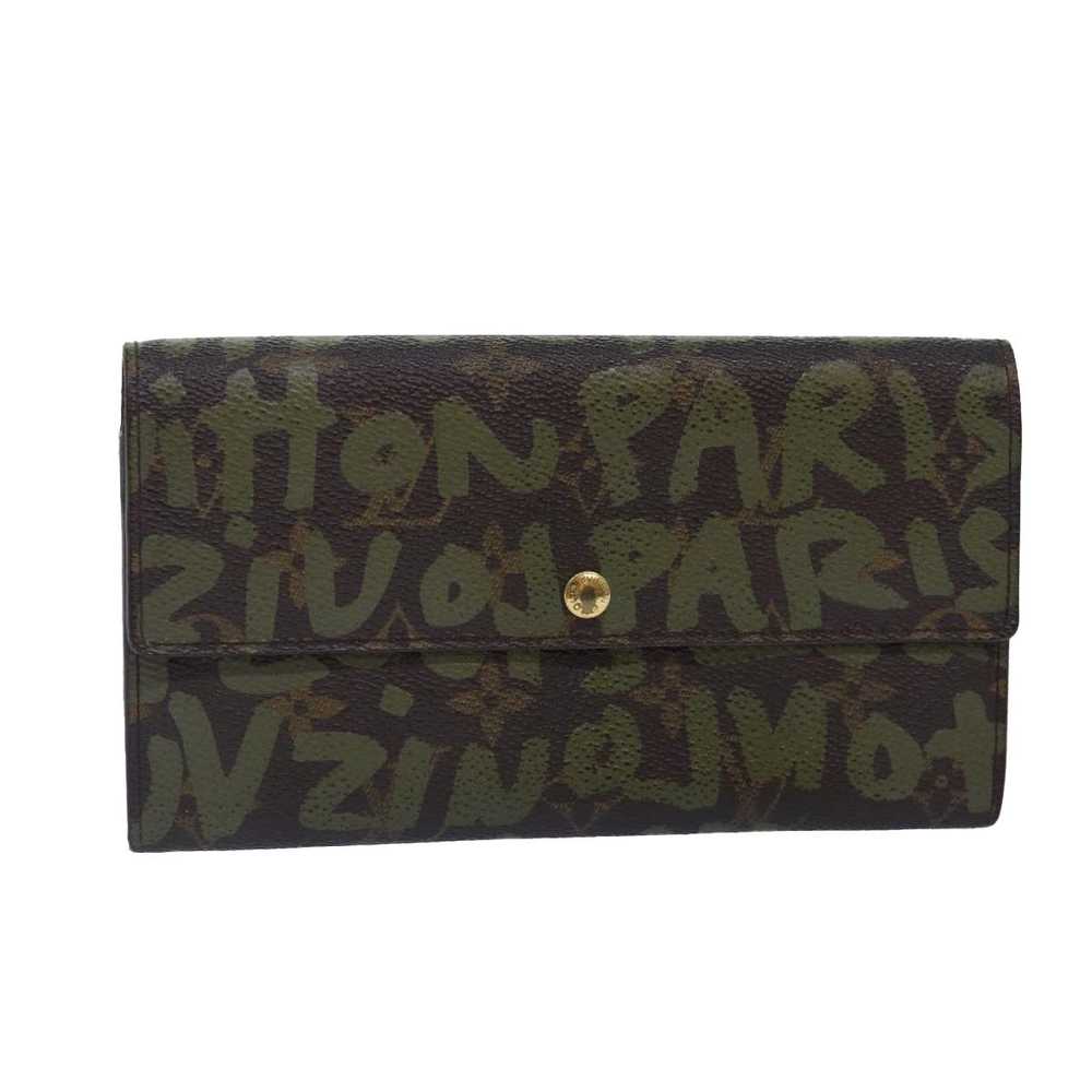 Louis Vuitton Portefeuille Sarah Khaki Canvas Wal… - image 12