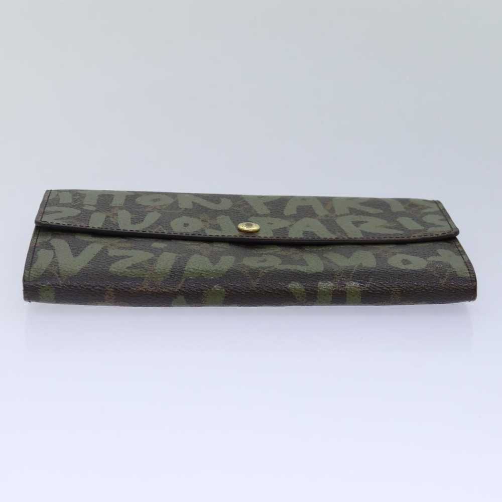 Louis Vuitton Portefeuille Sarah Khaki Canvas Wal… - image 3